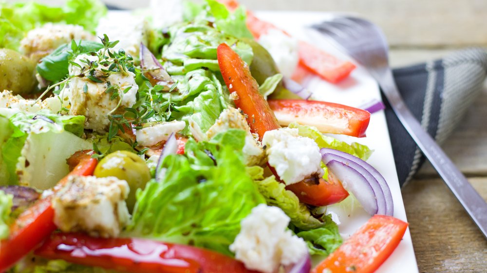 gesunde salate zum abnehmen